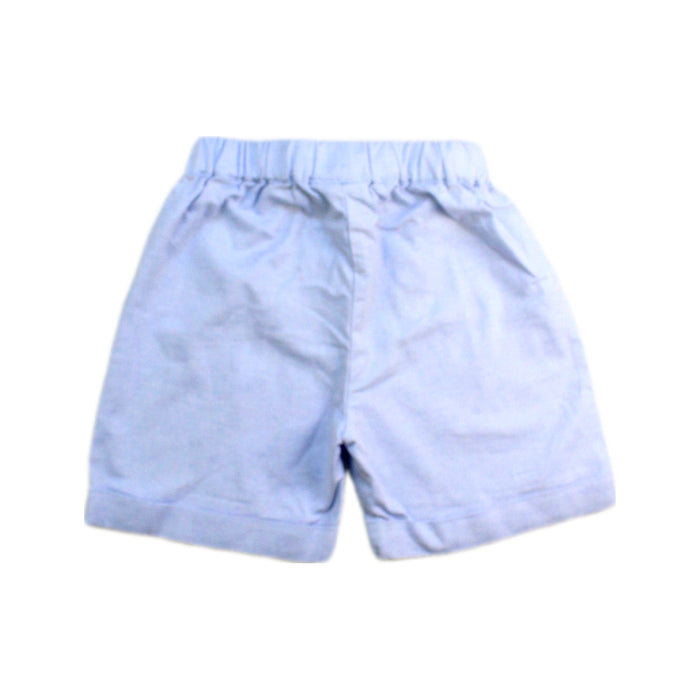 A Blue Shorts from Chickeeduck in size 18-24M for boy. (Back View)