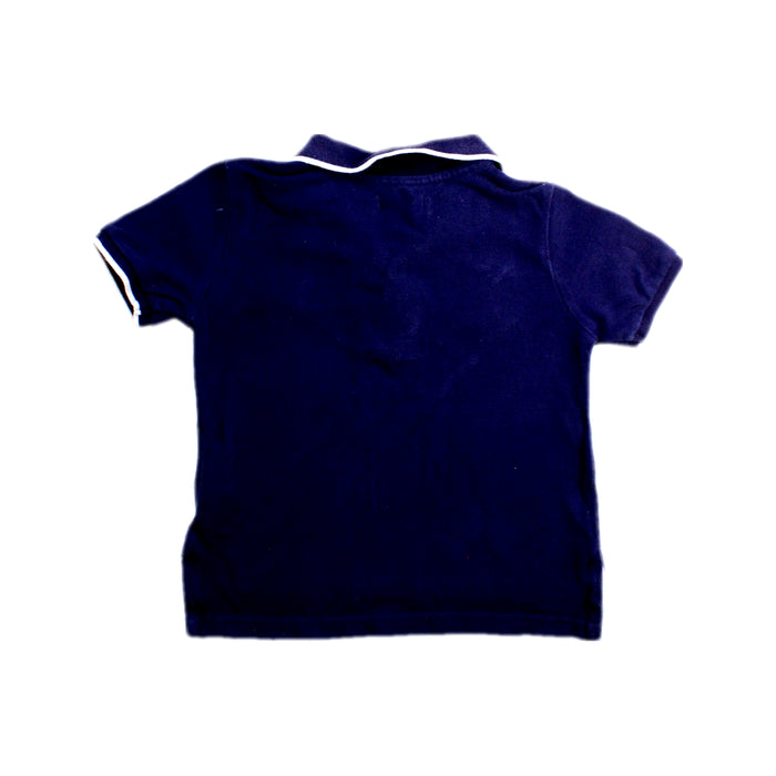 A Navy Short Sleeve Polos from Ralph Lauren in size 12-18M for boy. (Back View)