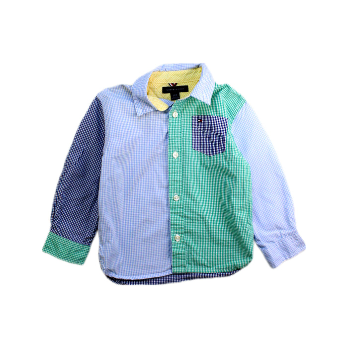 A Multicolour Long Sleeve Shirts from Tommy Hilfiger in size 2T for boy. (Front View)