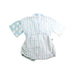 A Blue Short Sleeve Rompers from Mimi Mono in size 3-6M for girl. (Back View)