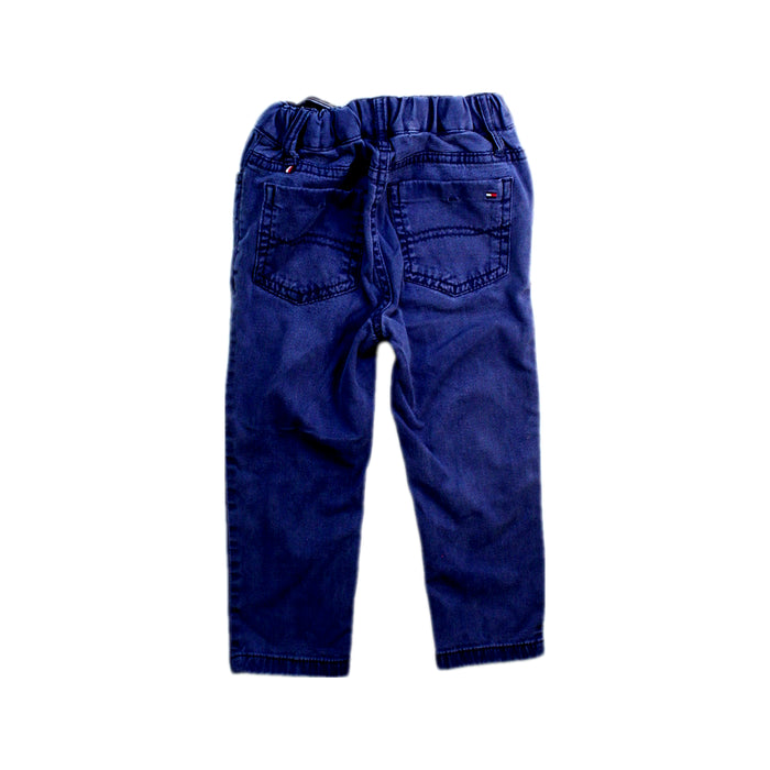 A Navy Jeans from Tommy Hilfiger in size 12-18M for boy. (Back View)