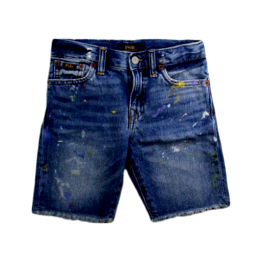 A Blue Shorts from Polo Ralph Lauren in size 5T for boy. (Front View)