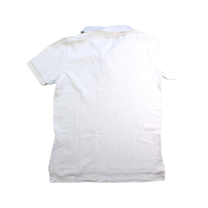 A White Short Sleeve Polos from Polo Ralph Lauren in size 6T for boy. (Back View)