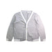 A Grey Cardigans from Bonpoint in size 6T for boy. (Front View)