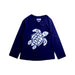 A Navy Rash Guards from Vilebrequin in size 4T for neutral. (Front View)