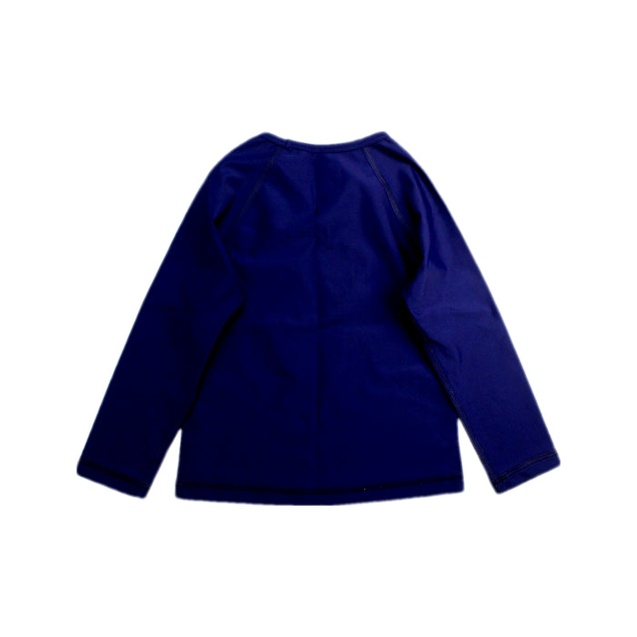A Navy Rash Guards from Vilebrequin in size 4T for neutral. (Back View)