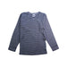 A Navy Long Sleeve T Shirts from Petit Bateau in size 8Y for neutral. (Front View)