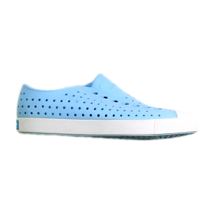 A Blue Sneakers from Native Shoes in size 13Y for neutral. (Front View)