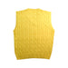 A Yellow Sweater Vests from Polo Ralph Lauren in size 5T for boy. (Back View)