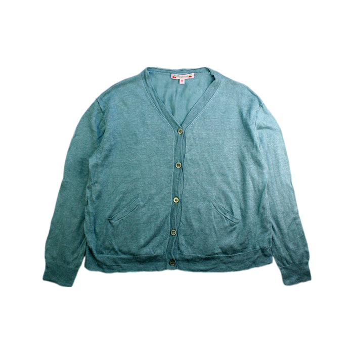 A Teal Cardigans from Bonpoint in size 8Y for boy. (Front View)
