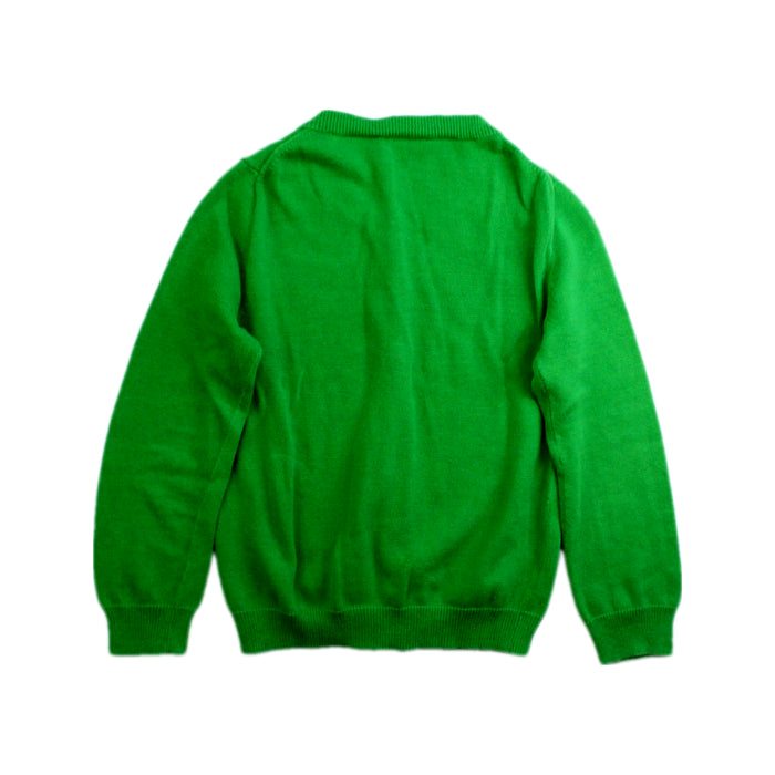 A Green Cardigans from Crewcuts in size 4T for girl. (Back View)