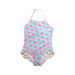 A Pink Swimsuits from Snapper Rock in size 4T for girl. (Front View)