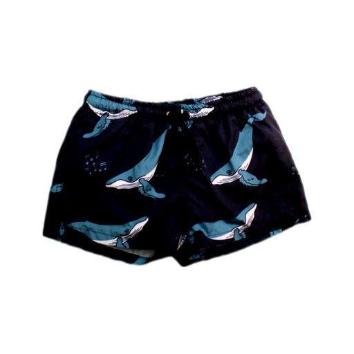 A Black Swim Shorts from CARLIJNQ in size 18-24M for boy. (Front View)