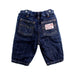 A Blue Jeans from Petit Bateau in size 0-3M for boy. (Back View)