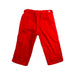 A Red Casual Pants from Petit Bateau in size 6-12M for girl. (Back View)