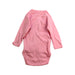 A Pink Long Sleeve Bodysuits from Petit Bateau in size 0-3M for girl. (Back View)