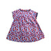 A Red Short Sleeve Dresses from Petit Bateau in size 0-3M for girl. (Back View)