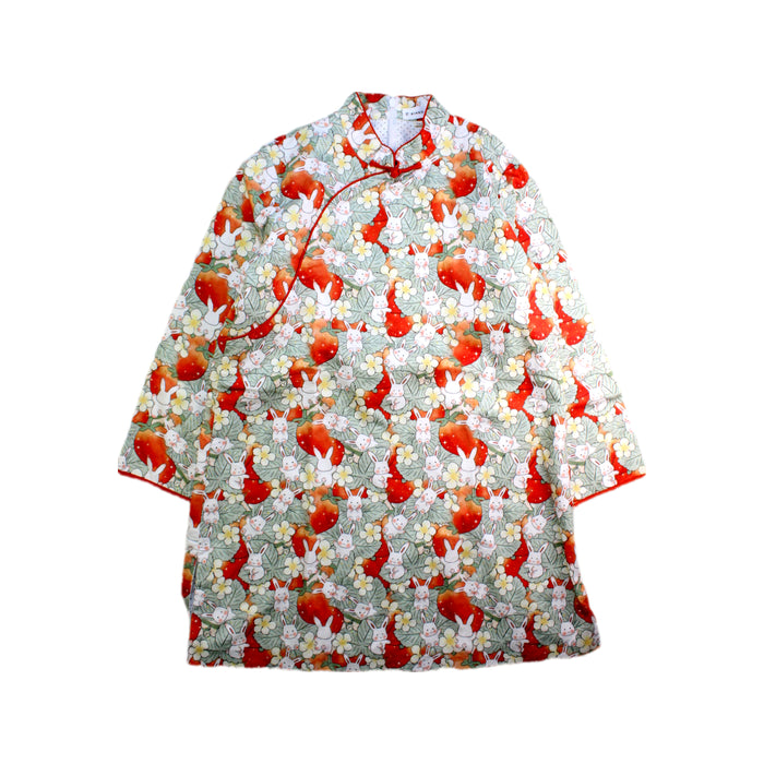 A Multicolour Long Sleeve Dresses from Bimbo Concept in size 10Y for girl. (Front View)