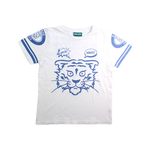 A White Short Sleeve T Shirts from Kenzo in size 6T for boy. (Front View)