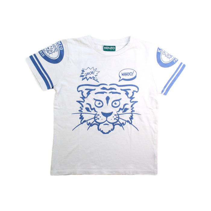 A White Short Sleeve T Shirts from Kenzo in size 6T for boy. (Front View)