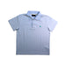 A Blue Short Sleeve Polos from Blue Dog Baby in size 7Y for boy. (Front View)
