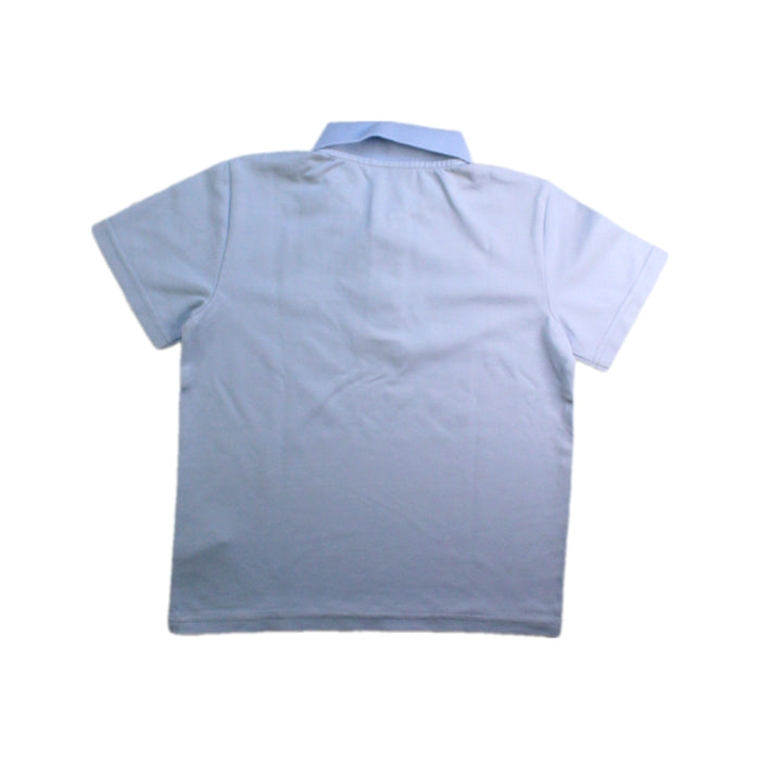 A Blue Short Sleeve Polos from Blue Dog Baby in size 7Y for boy. (Back View)