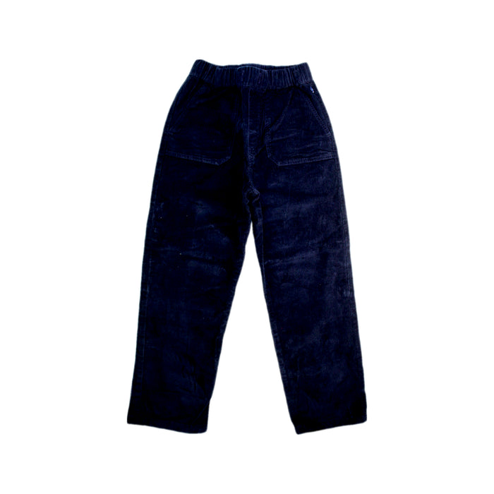 A Navy Casual Pants from Petit Bateau in size 8Y for boy. (Front View)