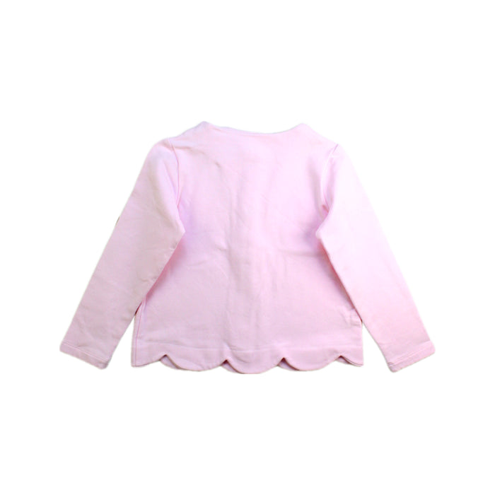 A Pink Cardigans from Jacadi in size 6T for girl. (Back View)