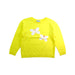 A Yellow Knit Sweaters from Jacadi in size 6T for girl. (Front View)