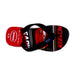 A Red Flip Flops from Havaianas in size 5T for boy. (Front View)