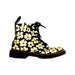 A Black Casual Boots from Dr. Martens in size 7Y for girl. (Front View)