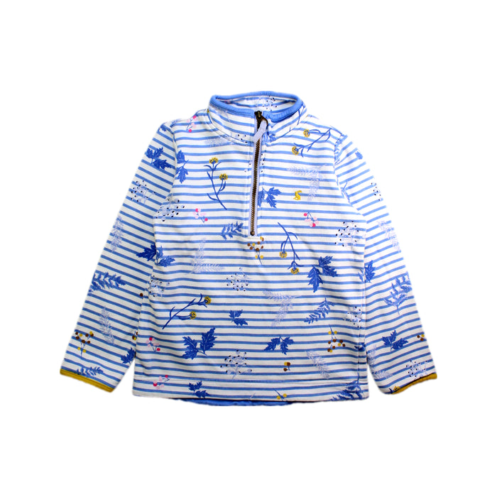 A Blue Long Sleeve Tops from Joules in size 6T for girl. (Front View)