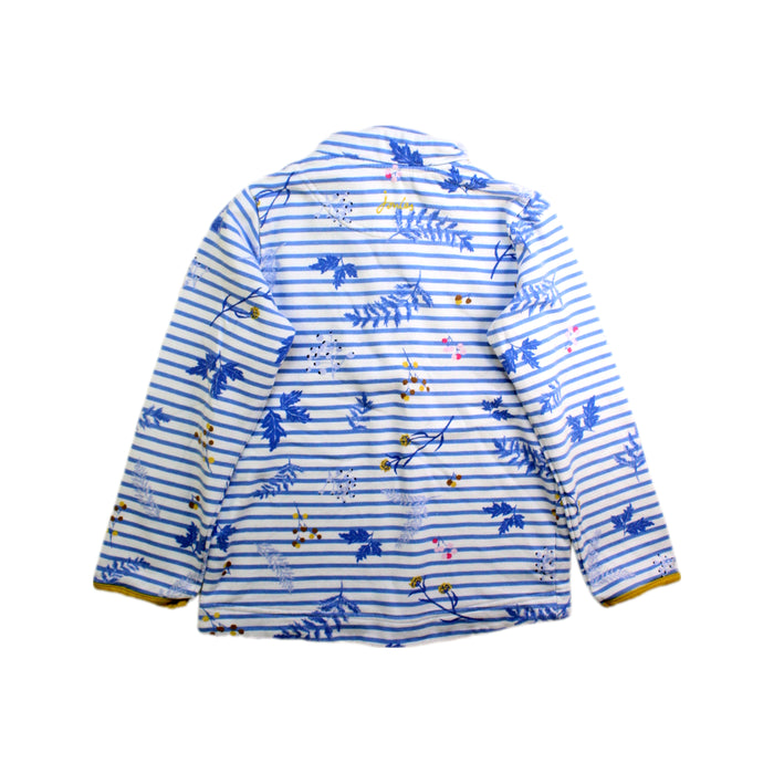 A Blue Long Sleeve Tops from Joules in size 6T for girl. (Back View)