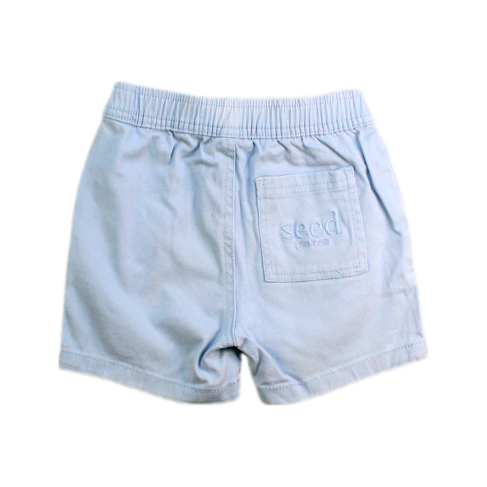 A Blue Shorts from Seed in size 2T for boy. (Back View)