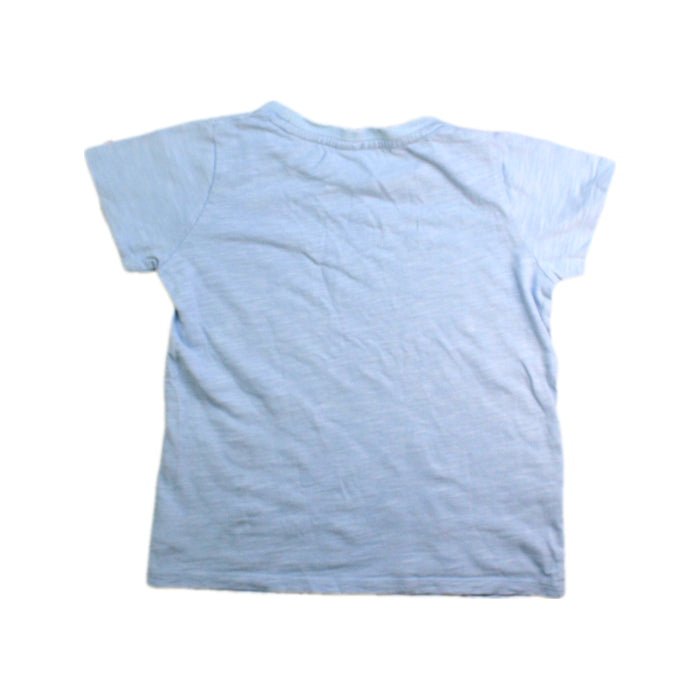 A Blue Short Sleeve T Shirts from Seed in size 4T for boy. (Back View)