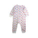 A White Onesies from Petit Bateau in size 3T for girl. (Back View)