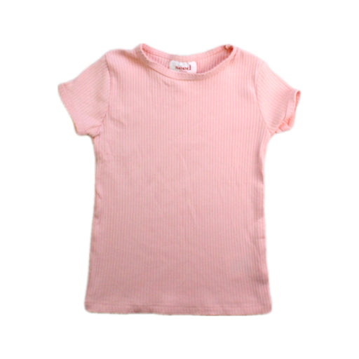A Pink Short Sleeve T Shirts from Seed in size 3T for girl. (Front View)
