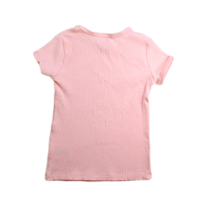 A Pink Short Sleeve T Shirts from Seed in size 3T for girl. (Back View)