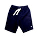 A Navy Shorts from Petit Bateau in size 4T for boy. (Front View)