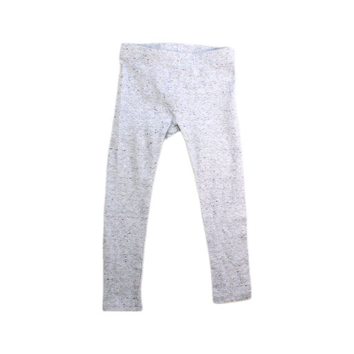 A Grey Leggings from Seed in size 2T for girl. (Front View)