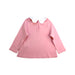 A Pink Long Sleeve Tops from Petit Bateau in size 18-24M for girl. (Back View)