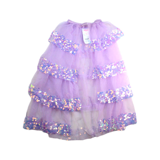 A Purple Capes & Ponchos from Seed in size 4T for girl. (Front View)