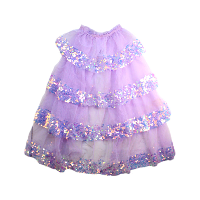 A Purple Capes & Ponchos from Seed in size 4T for girl. (Back View)