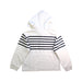 A White Hooded Sweatshirts from Tommy Hilfiger in size 5T for boy. (Back View)