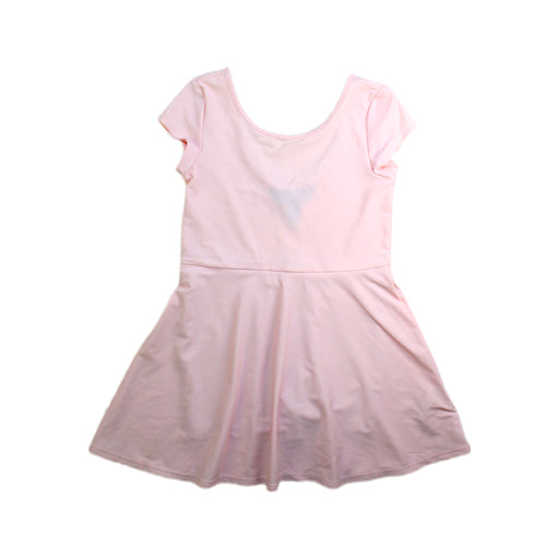 A Pink Short Sleeve Dresses from Polo Ralph Lauren in size 5T for girl. (Front View)