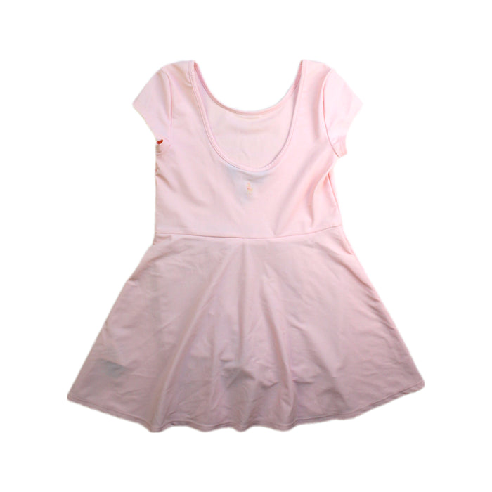 A Pink Short Sleeve Dresses from Polo Ralph Lauren in size 5T for girl. (Back View)