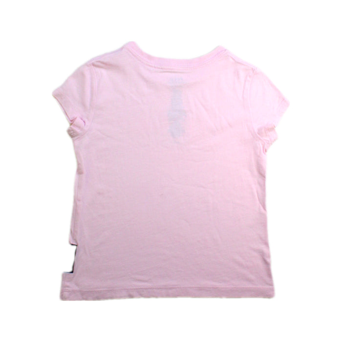 A Pink Short Sleeve T Shirts from Polo Ralph Lauren in size 3T for girl. (Back View)