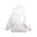 A White Hooded Sweatshirts from Seed in size 4T for girl. (Back View)
