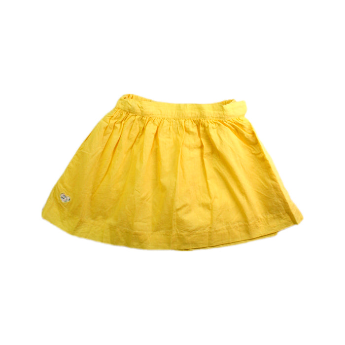 A Yellow Mid Skirts from Chateau de Sable in size 3T for girl. (Front View)
