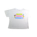 A White Short Sleeve T Shirts from Seed in size 4T for girl. (Front View)